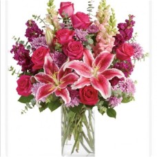 Metal Imprinted Floral Pot Cookie Bouquet (Standard)